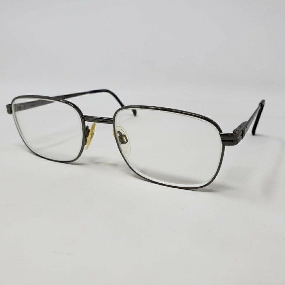 LUXOTTICA RETRO SILVER FLEX EYEGLASSES 54 19 135